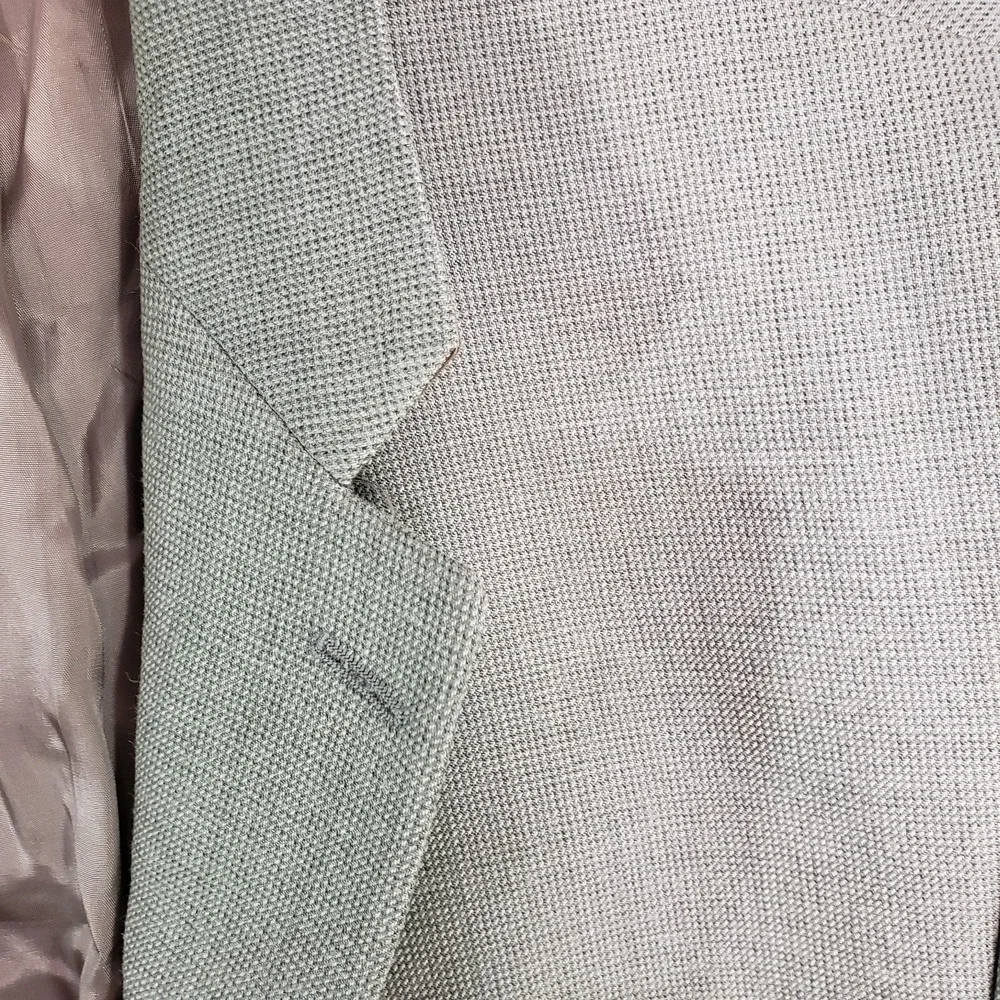 Ralph‎ Lauren Blazer Mens 44L Beige Silk Wool Two Button Sport Coat Dillards